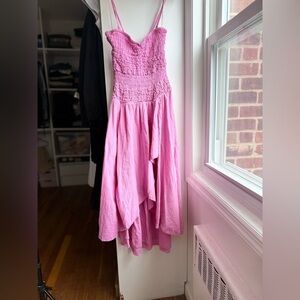 Elegant Pink Women's Dress